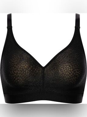 Chantelle Black Wireless Comfort Bra Sz: US 34 DDDD.